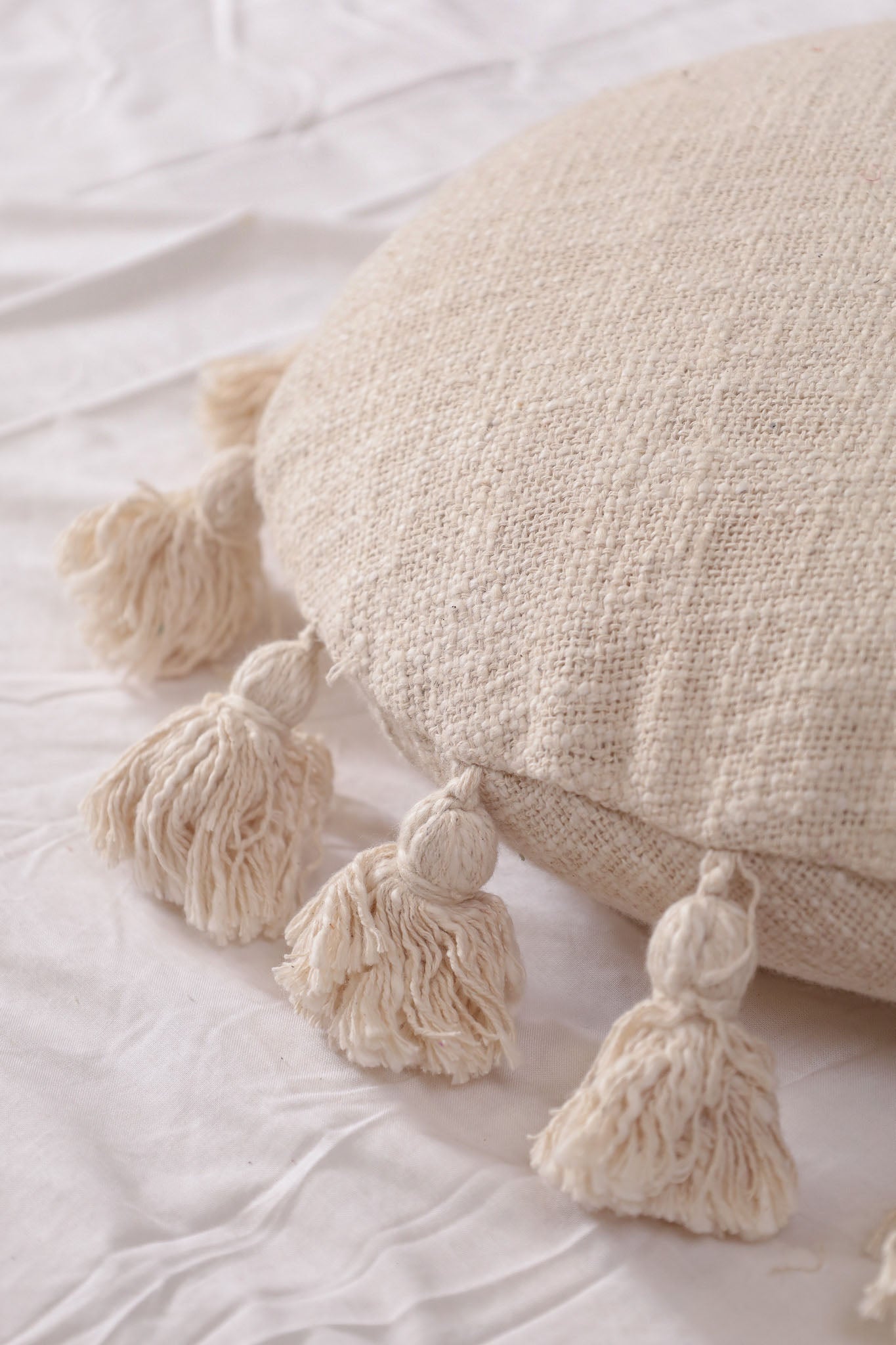 Talking Tassels Floor Cushion Cover