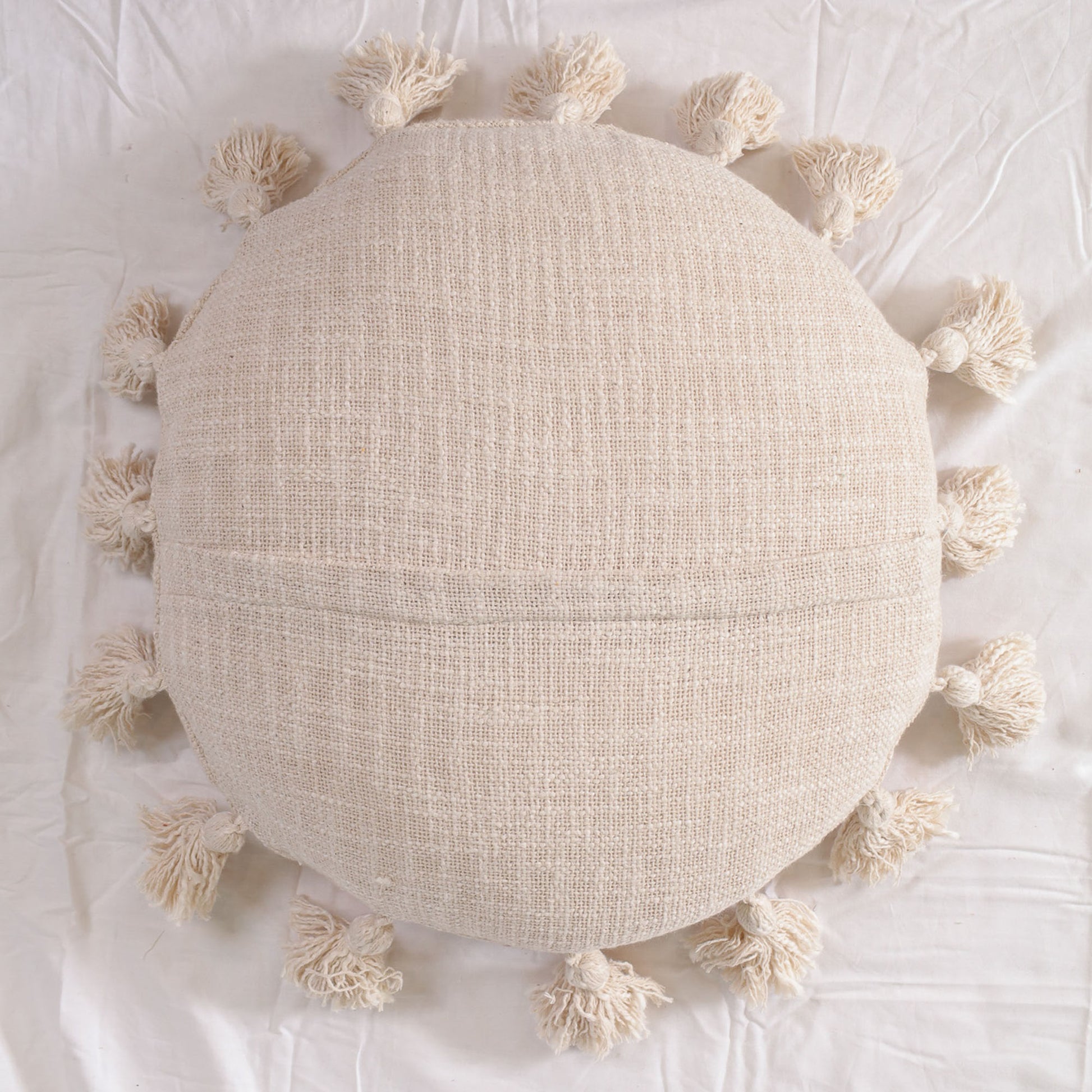 Talking Tassels Floor Cushion Cover