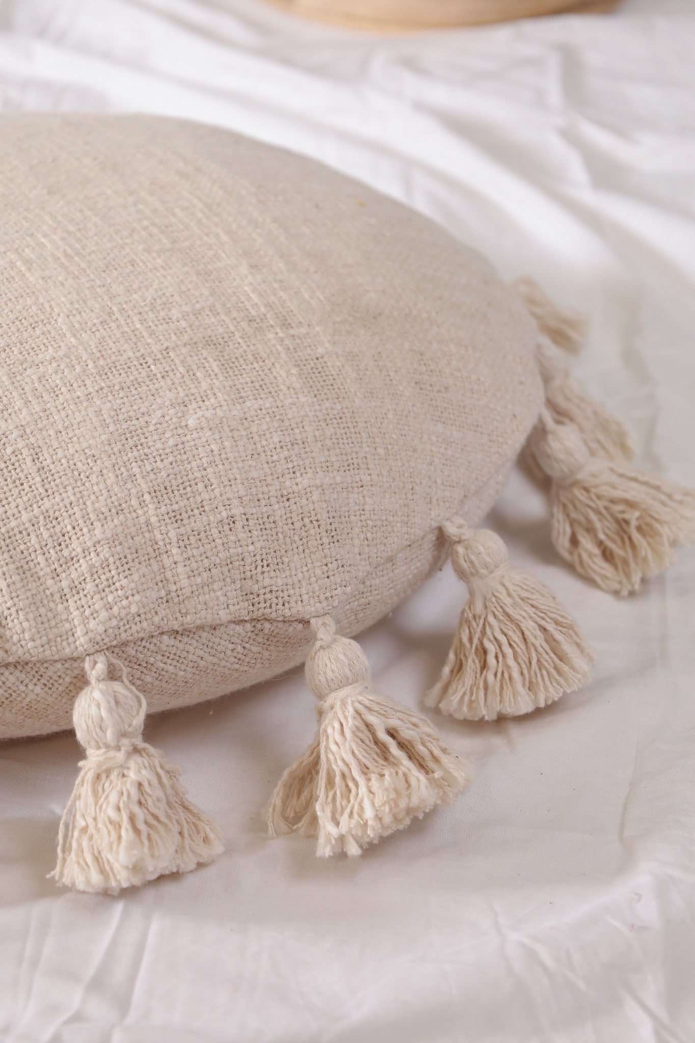 Talking Tassels Floor Cushion Cover