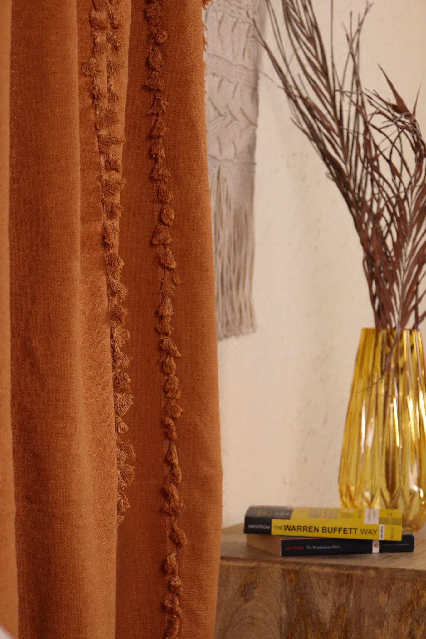 Lullaby Fringed Curtain - Set of 2