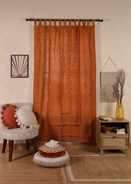 Lullaby Fringed Curtain - Set of 2