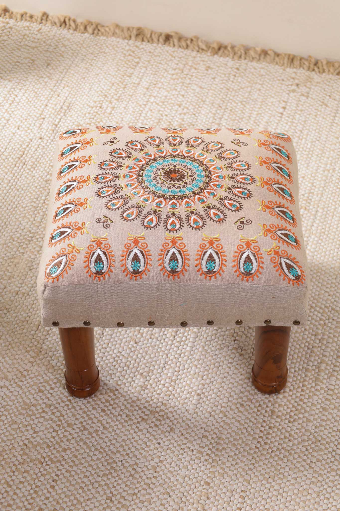 Mandala Footstool