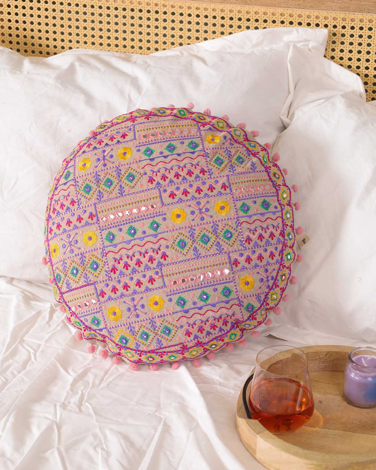 Garden Getaway Floor Cushion Cover