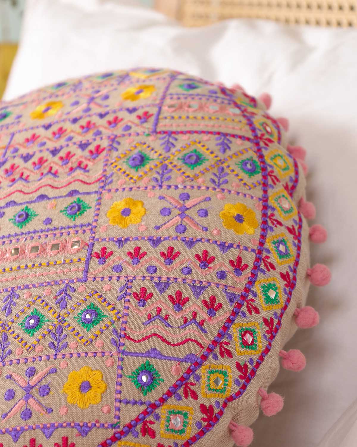 Garden Getaway Floor Cushion Cover