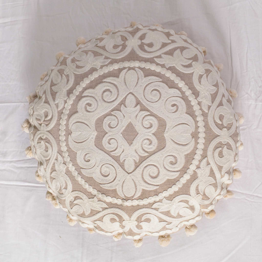 Pom-Pom Geo Floor Cushion Cover