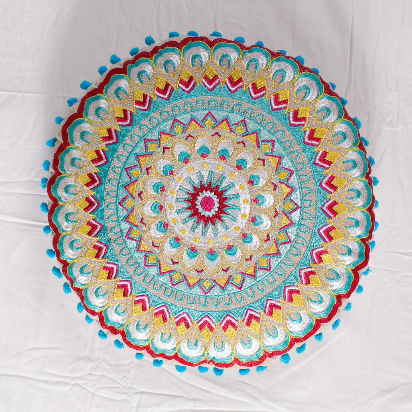 Petal Perfection Floor Cushion Cover