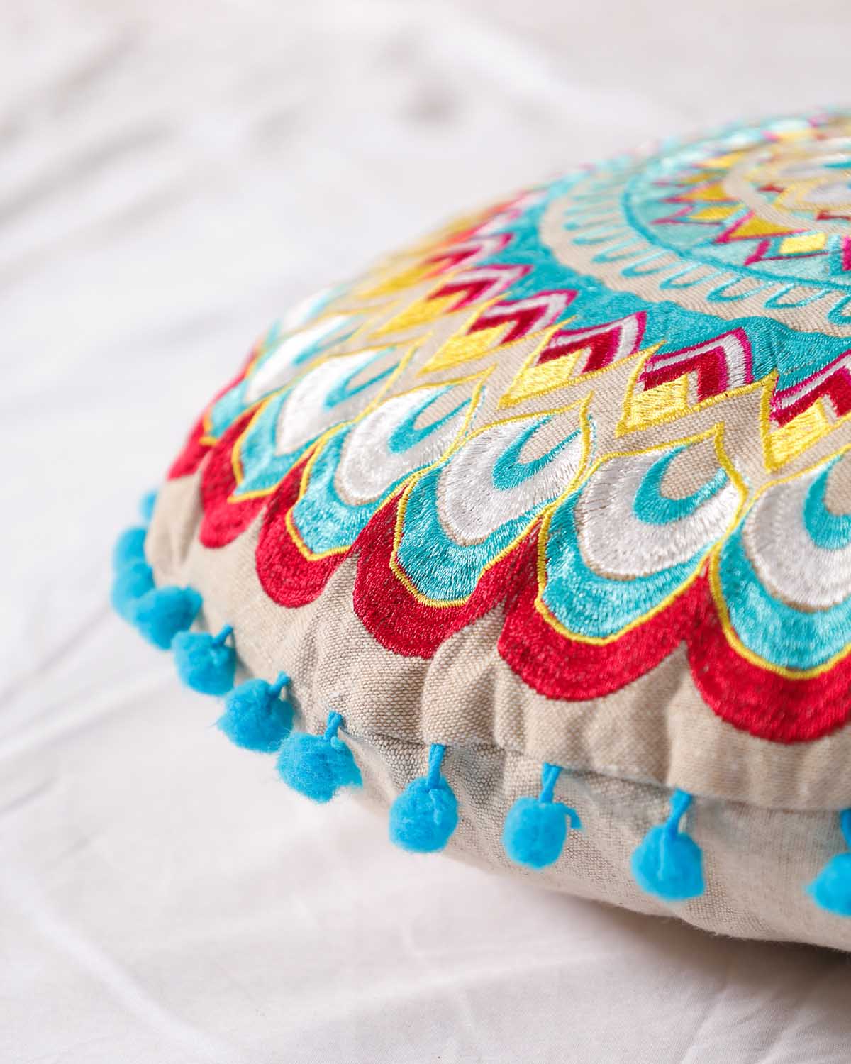 Petal Perfection Floor Cushion Cover