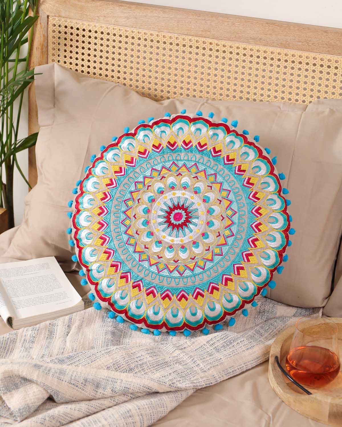 Petal Perfection Floor Cushion Cover