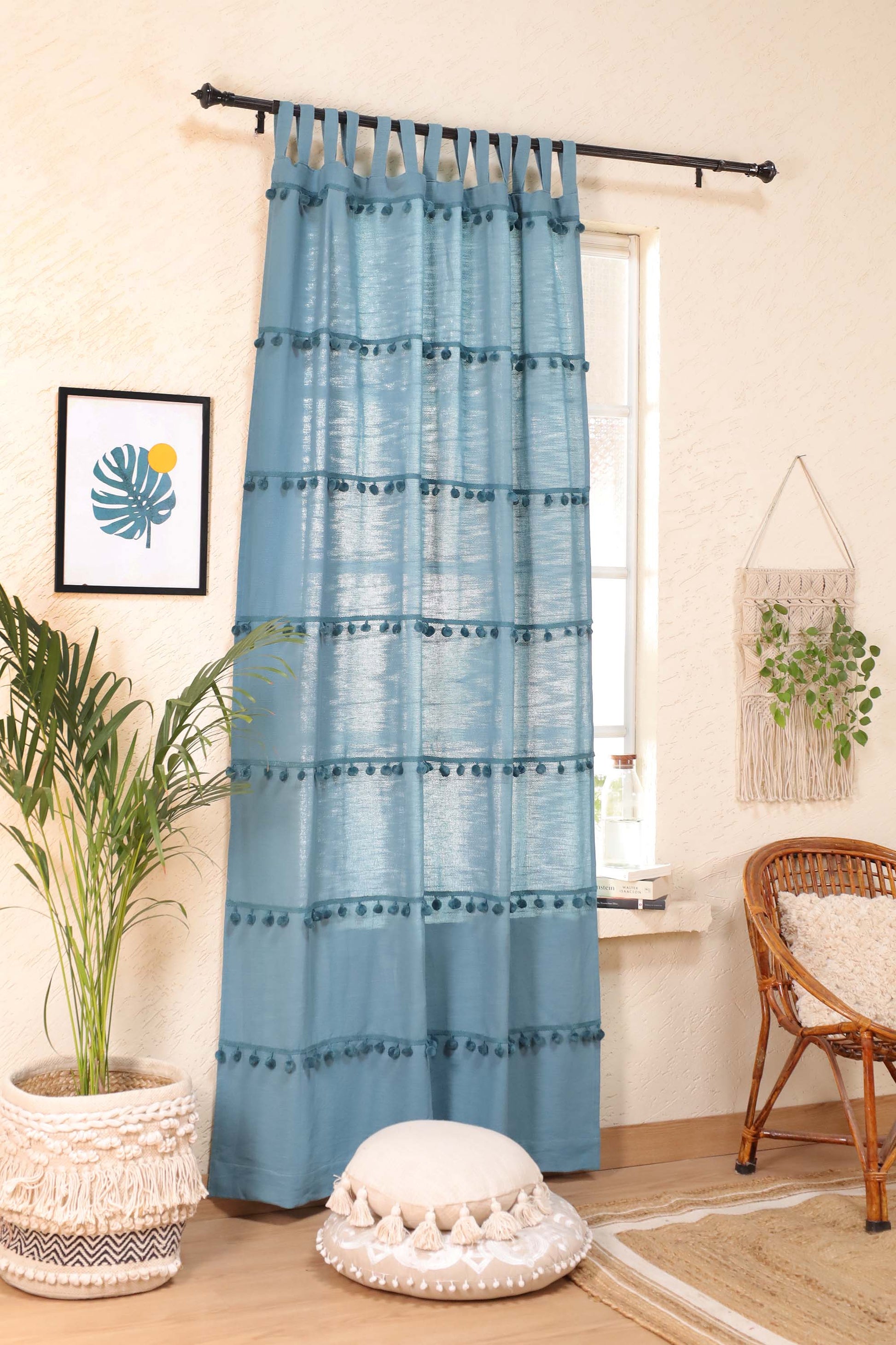 Monochrome Marvels Curtain - Set of 2