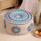 Purple Geometric Fantasy Ottoman pouf