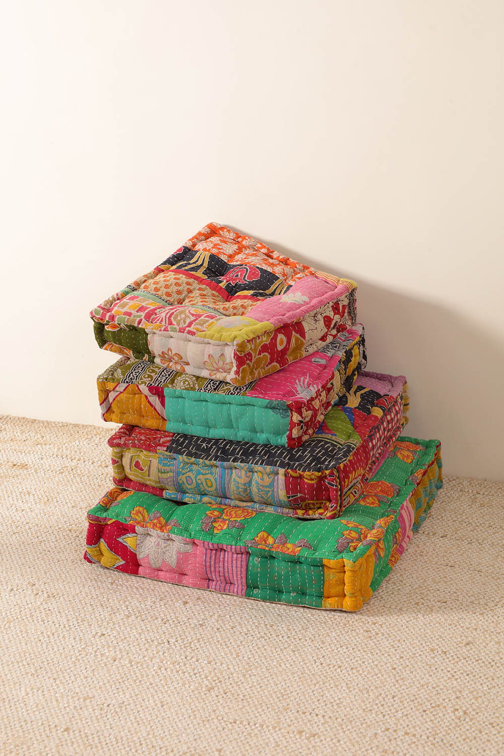 Kantha Patchwork Floor cushion