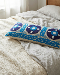 Blue Nomad Nest Long Pillow