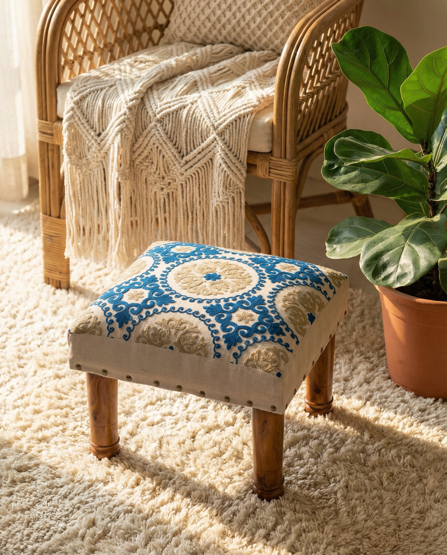 Persian Paradise Footstool