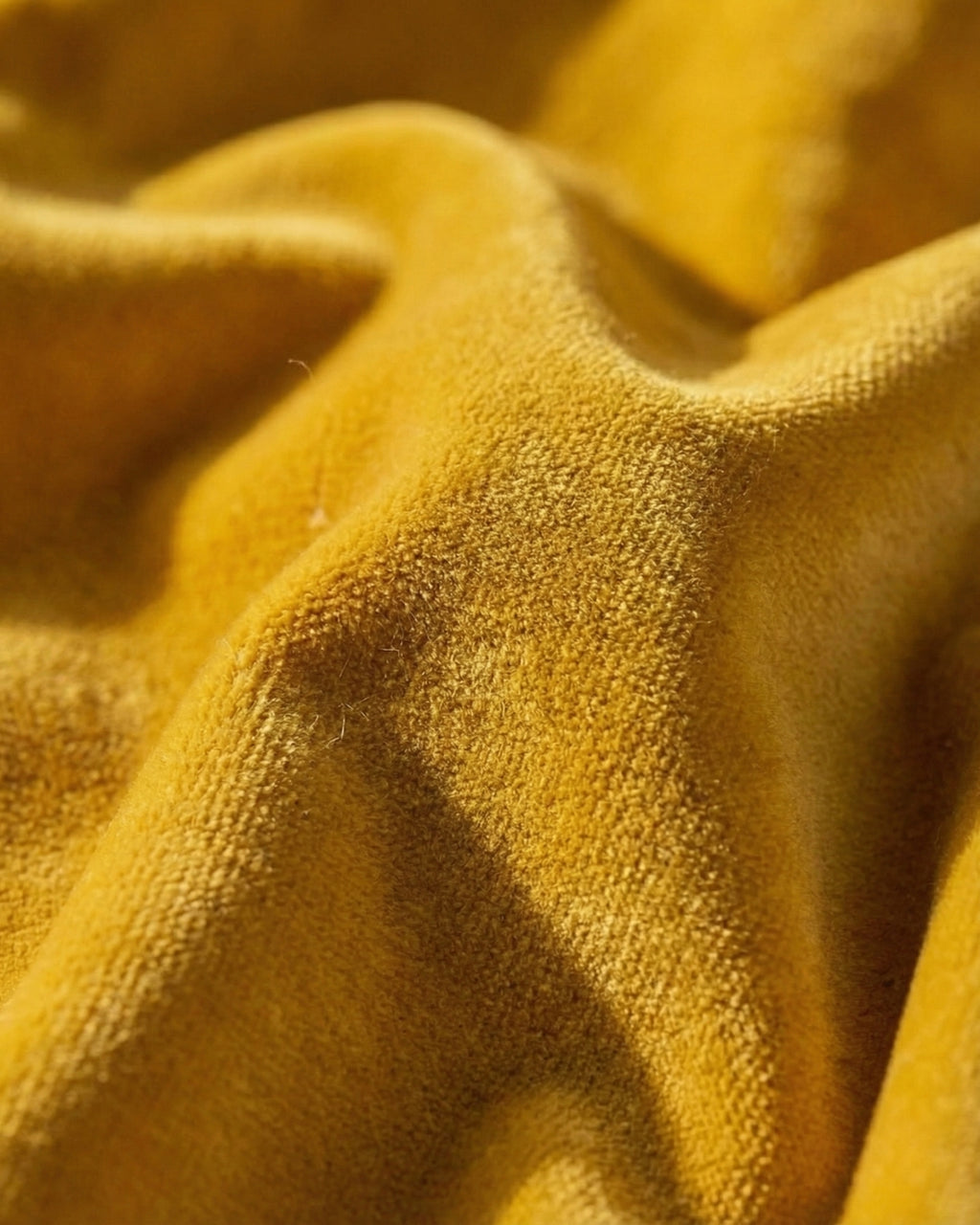 Mustard Velvet Serenity Curtains - Set of 2