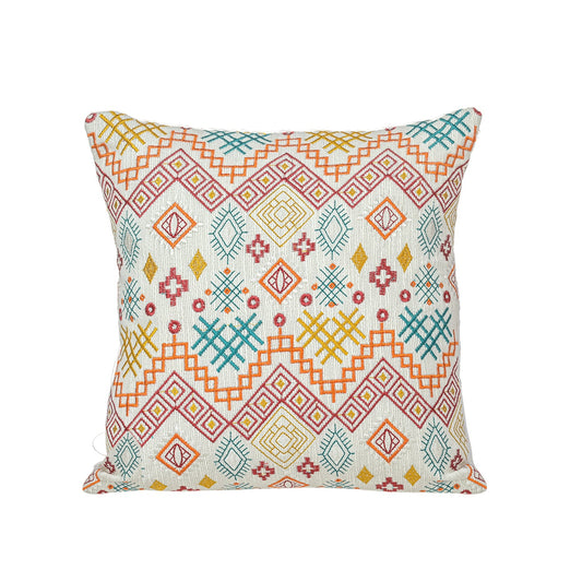 Indian Illusion Throw Pillow Cover - I