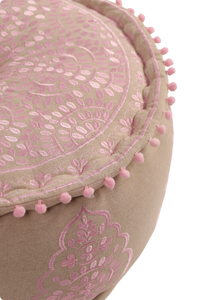 Pink Euphoria Ottoman Pouf