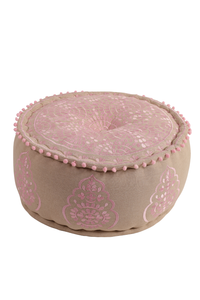 Pink Euphoria Ottoman Pouf