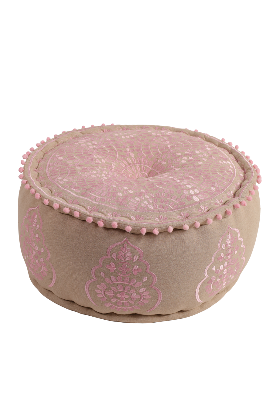 Pink Euphoria Ottoman Pouf