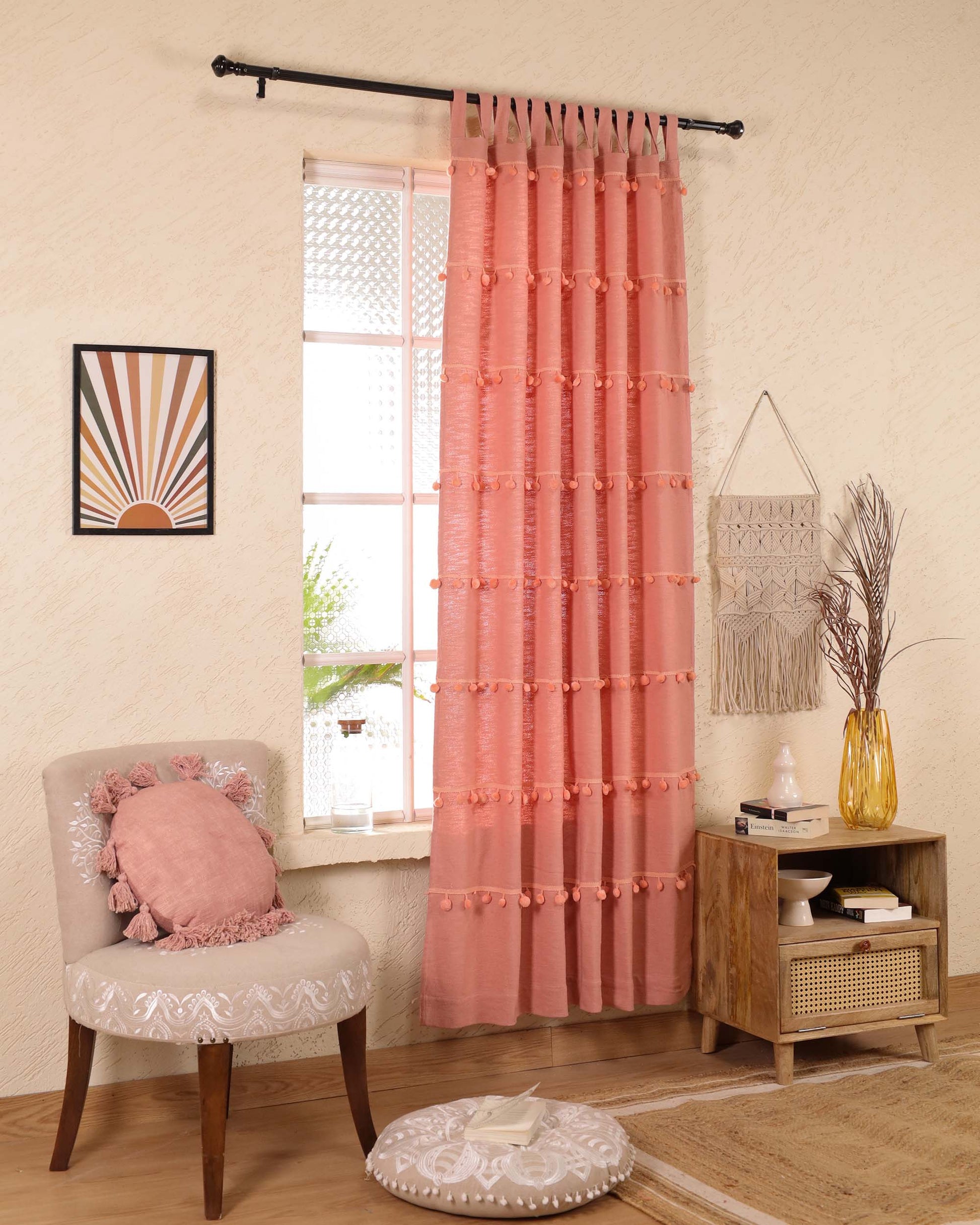 Monochrome Marvels Curtain - Set of 2