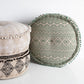 Green Gypsy Geometric Ottoman pouf