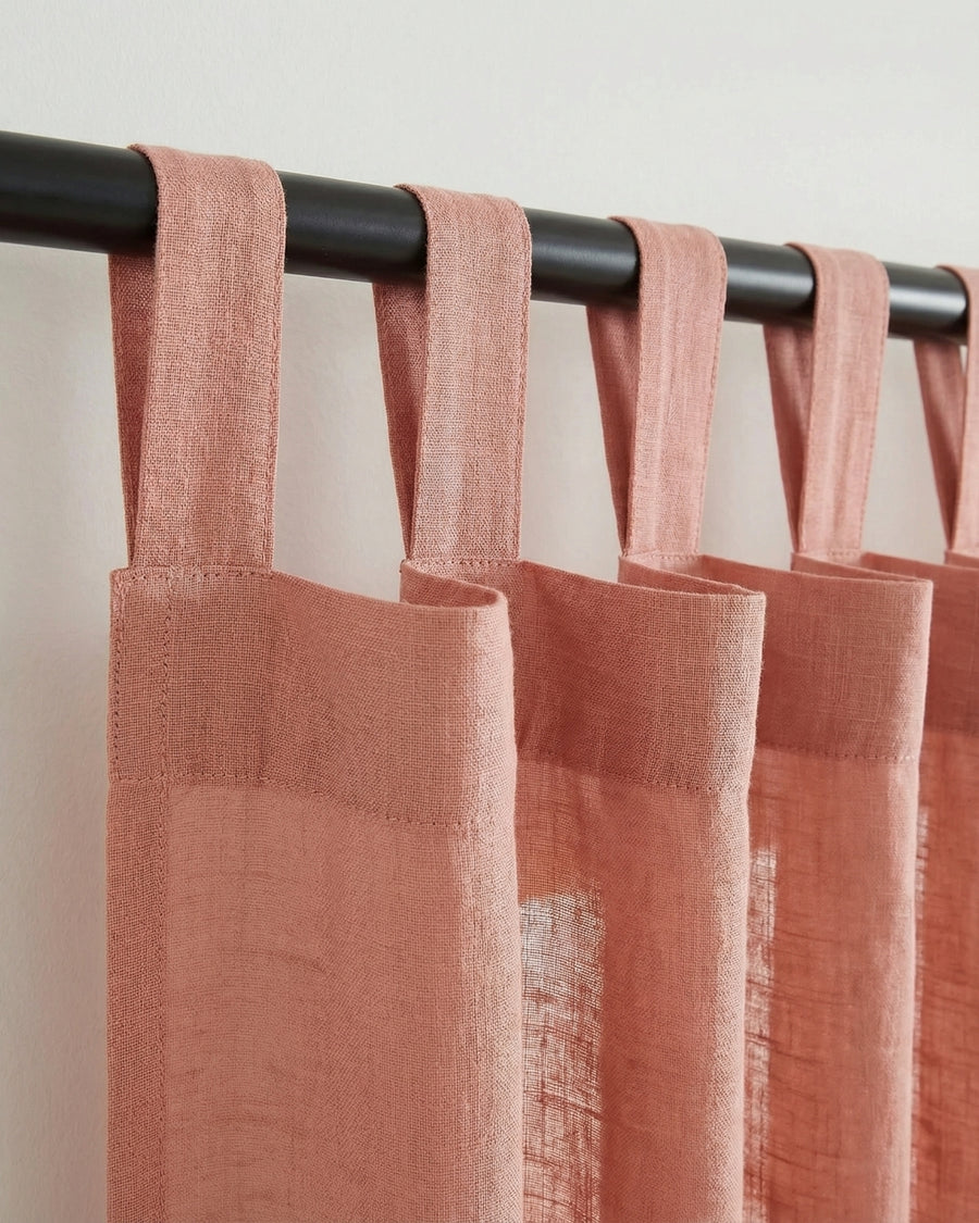 Rose Fiesta Pom Poms Curtain