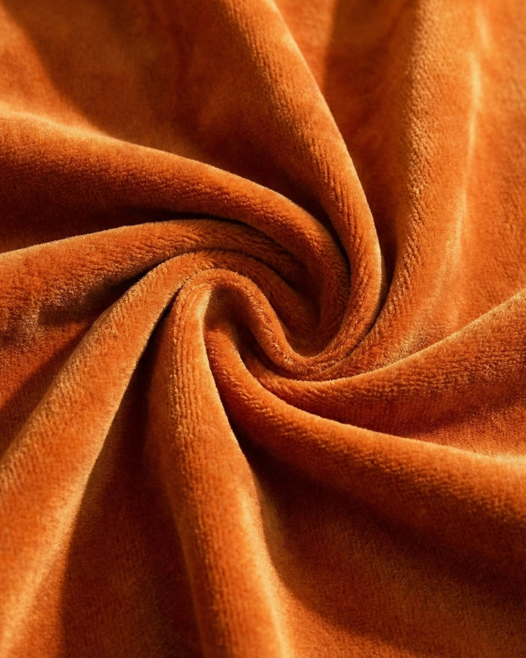 Rust Velvet Serenity Curtains - Set of 2