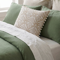White Mahal Throw Pillow