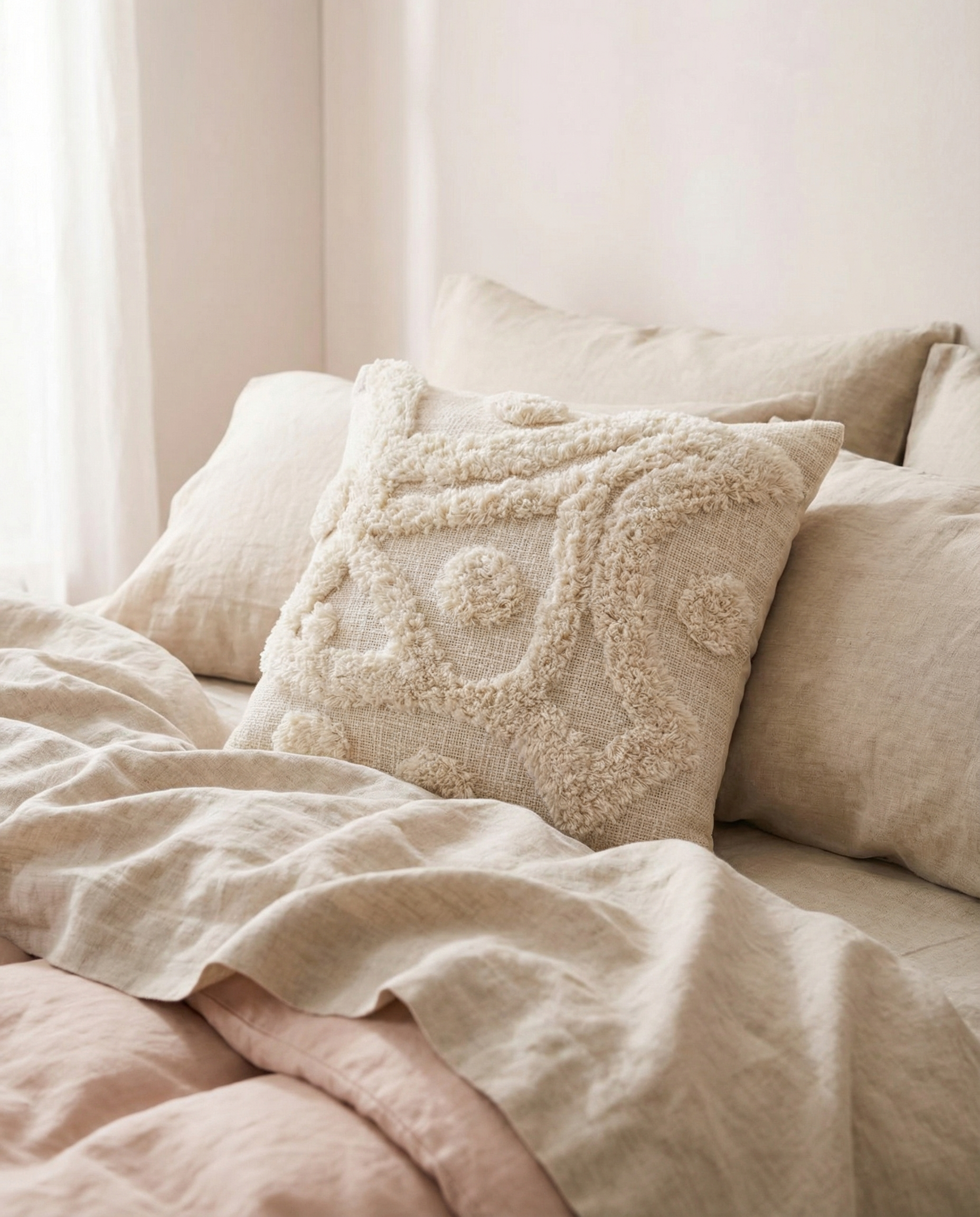 Neutral Nirvana Throw Pillow