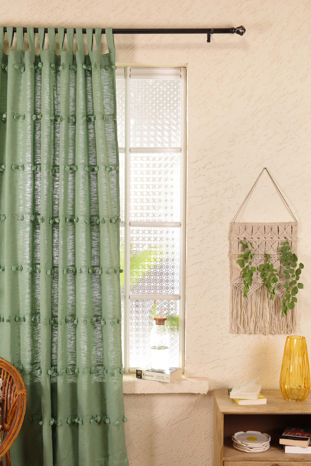 Monochrome Marvels Curtain - Set of 2
