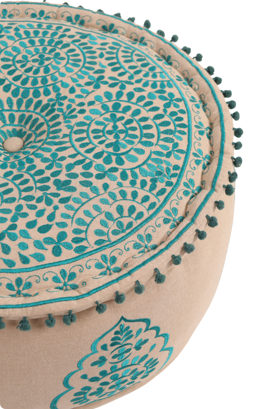 Green Euphoria Ottoman Pouf
