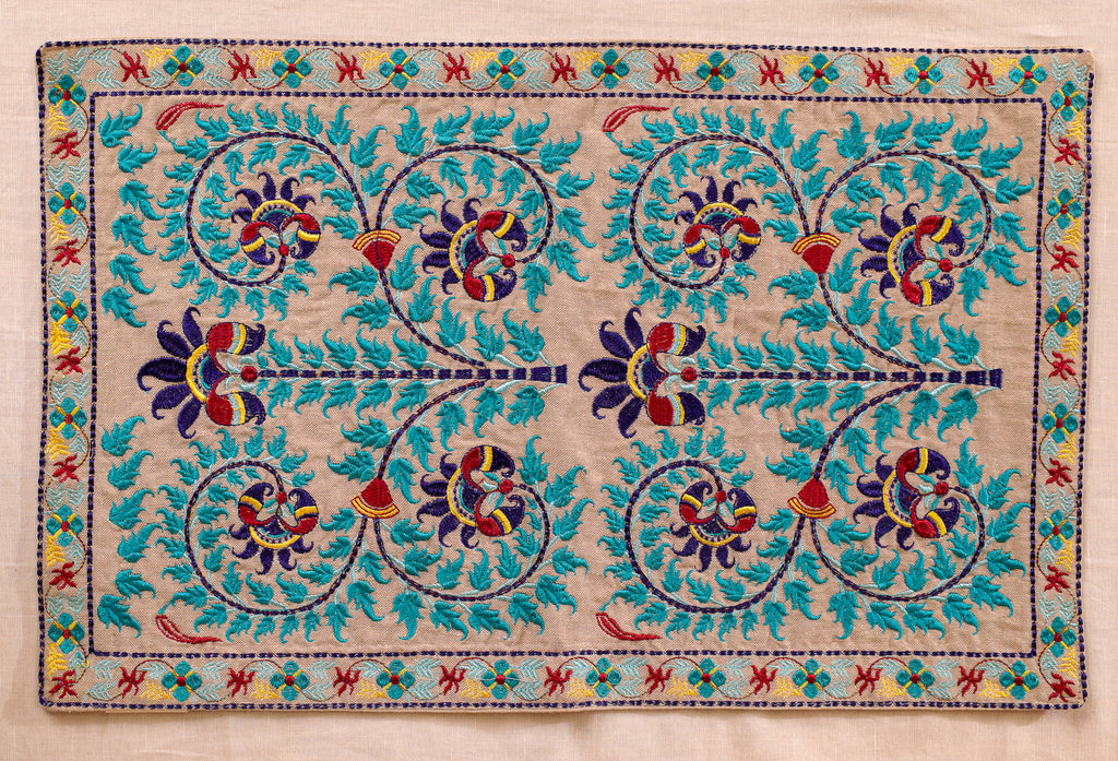 Teal Wildflower Placemat