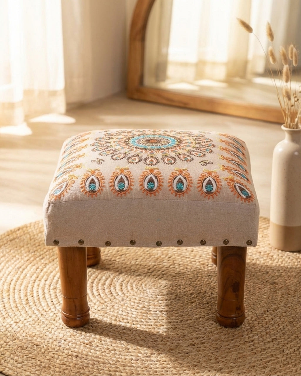 Mandala Footstool