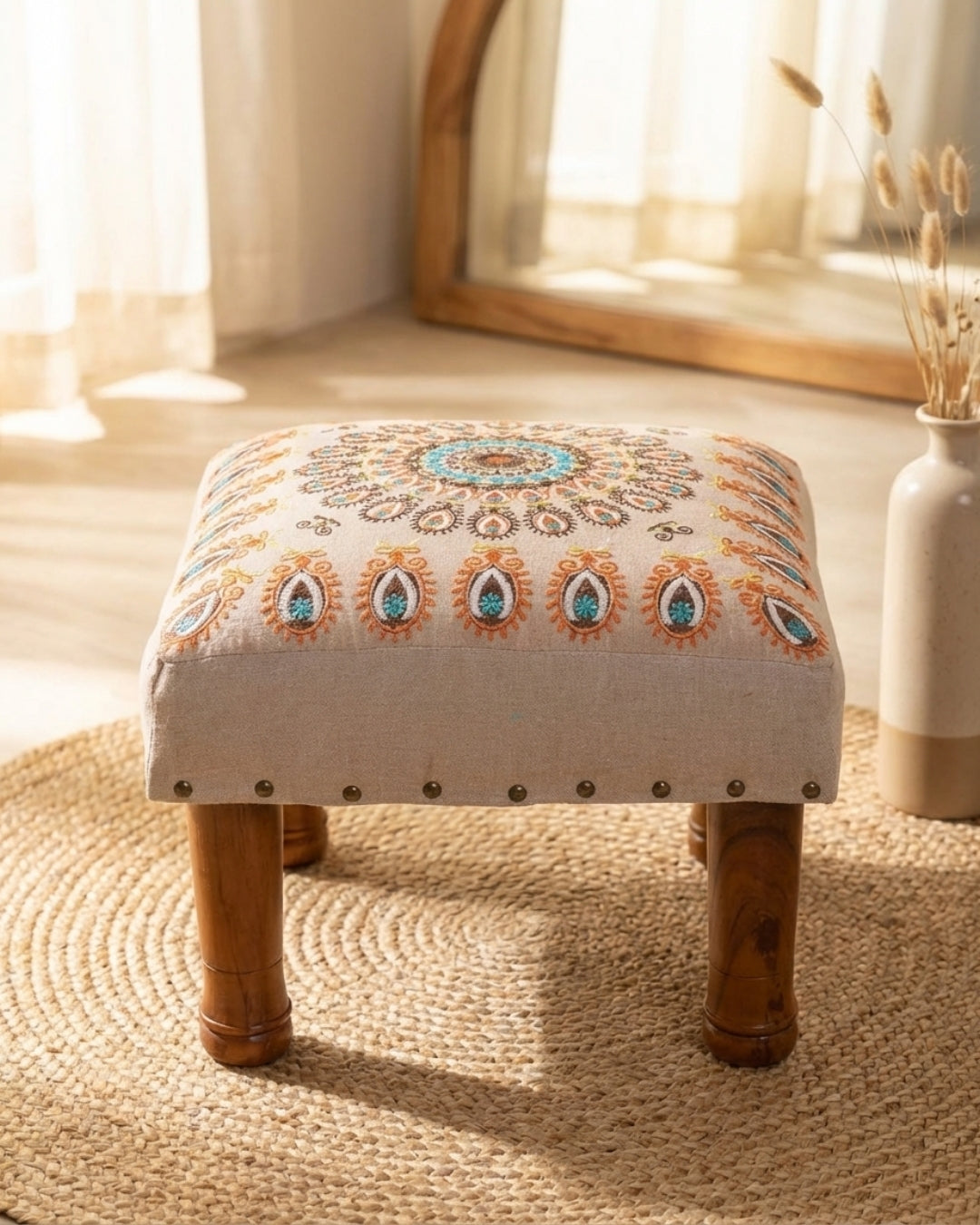 Mandala Footstool