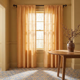 Apricot Meher Cotton Curtain