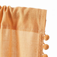 Apricot Mela Cotton Curtain photo 6