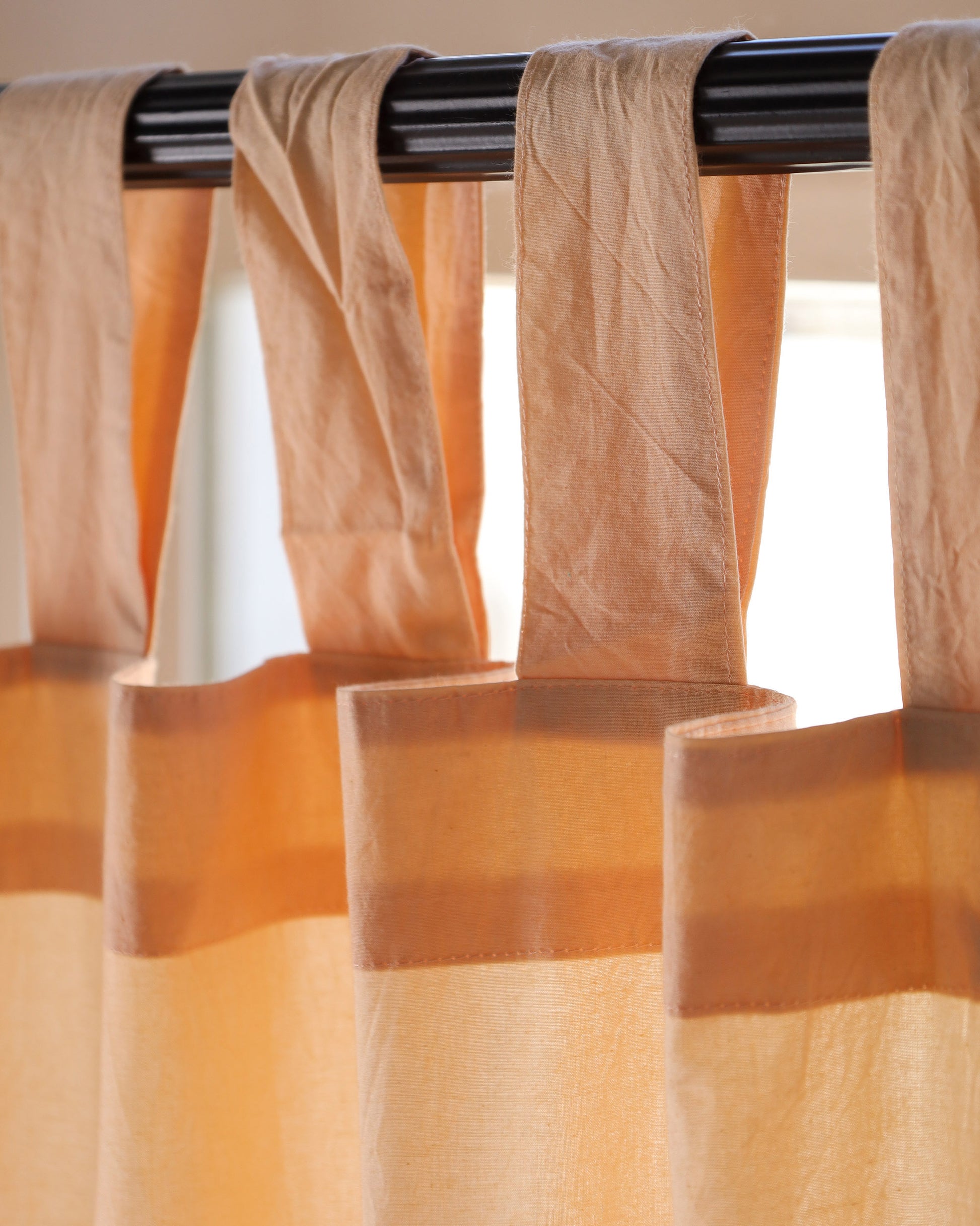 Beige Dreamy Tassel Curtain - Set of 2