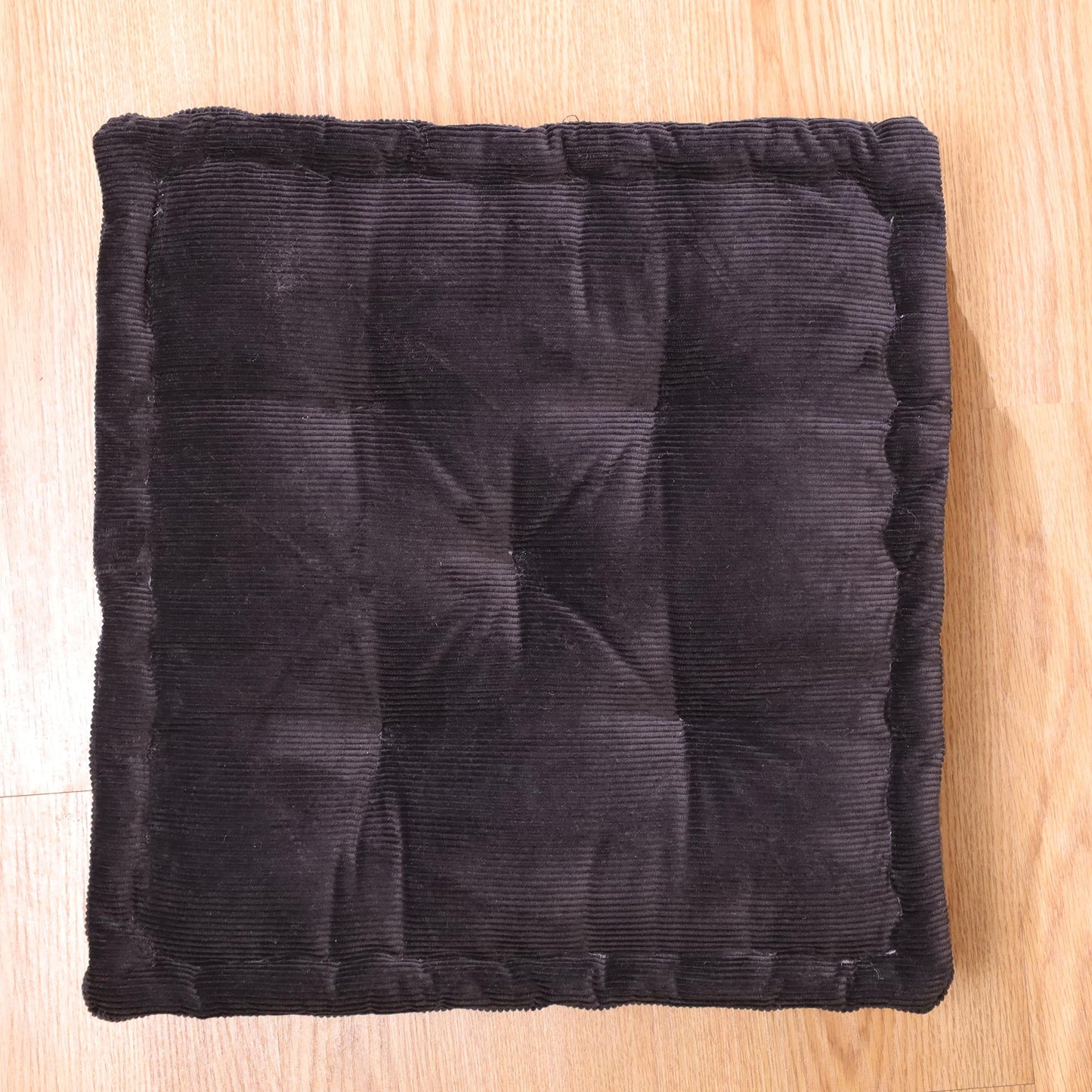 Black Dreamy Corduroy Floor cushion