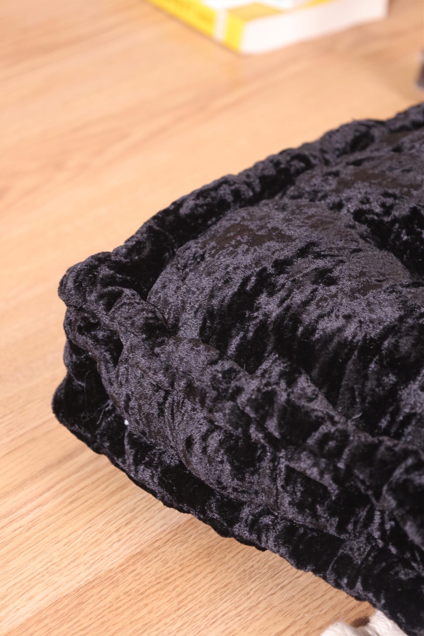 Black Velvet Haven Floor cushion