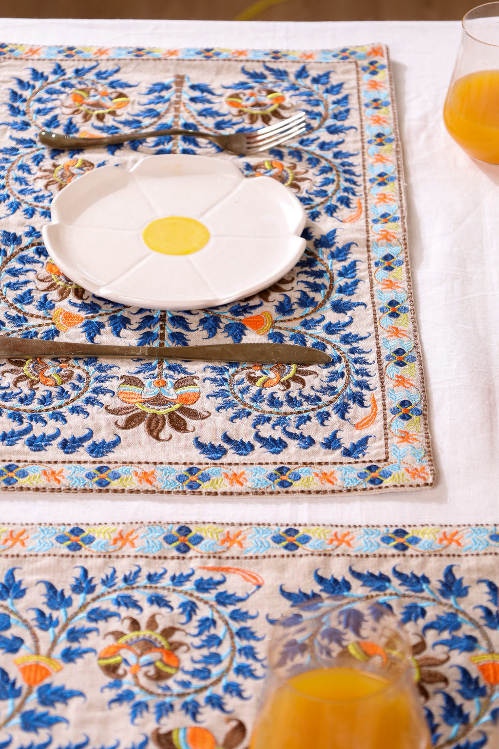 Blue Wildflower Placemat