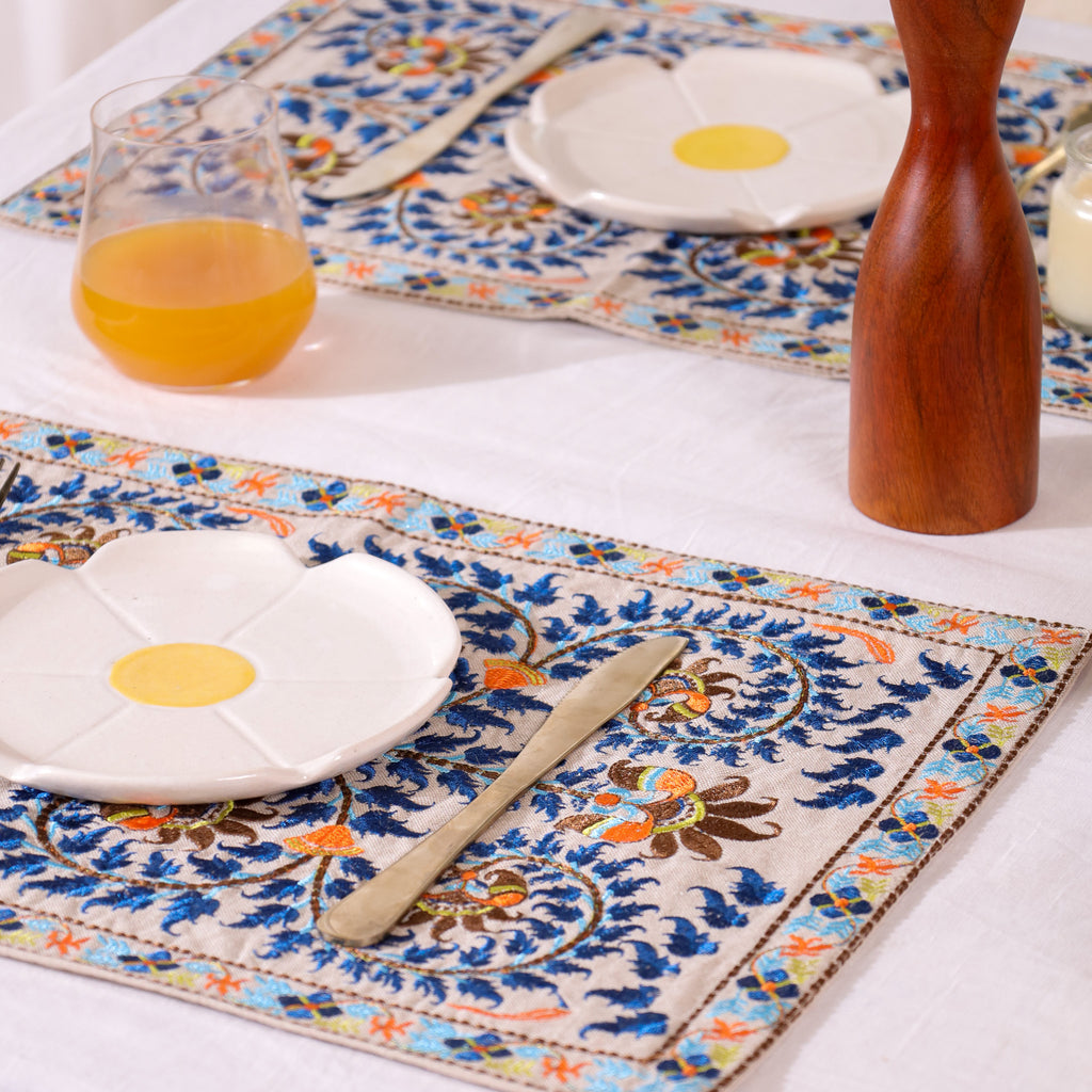Blue Wildflower Placemat