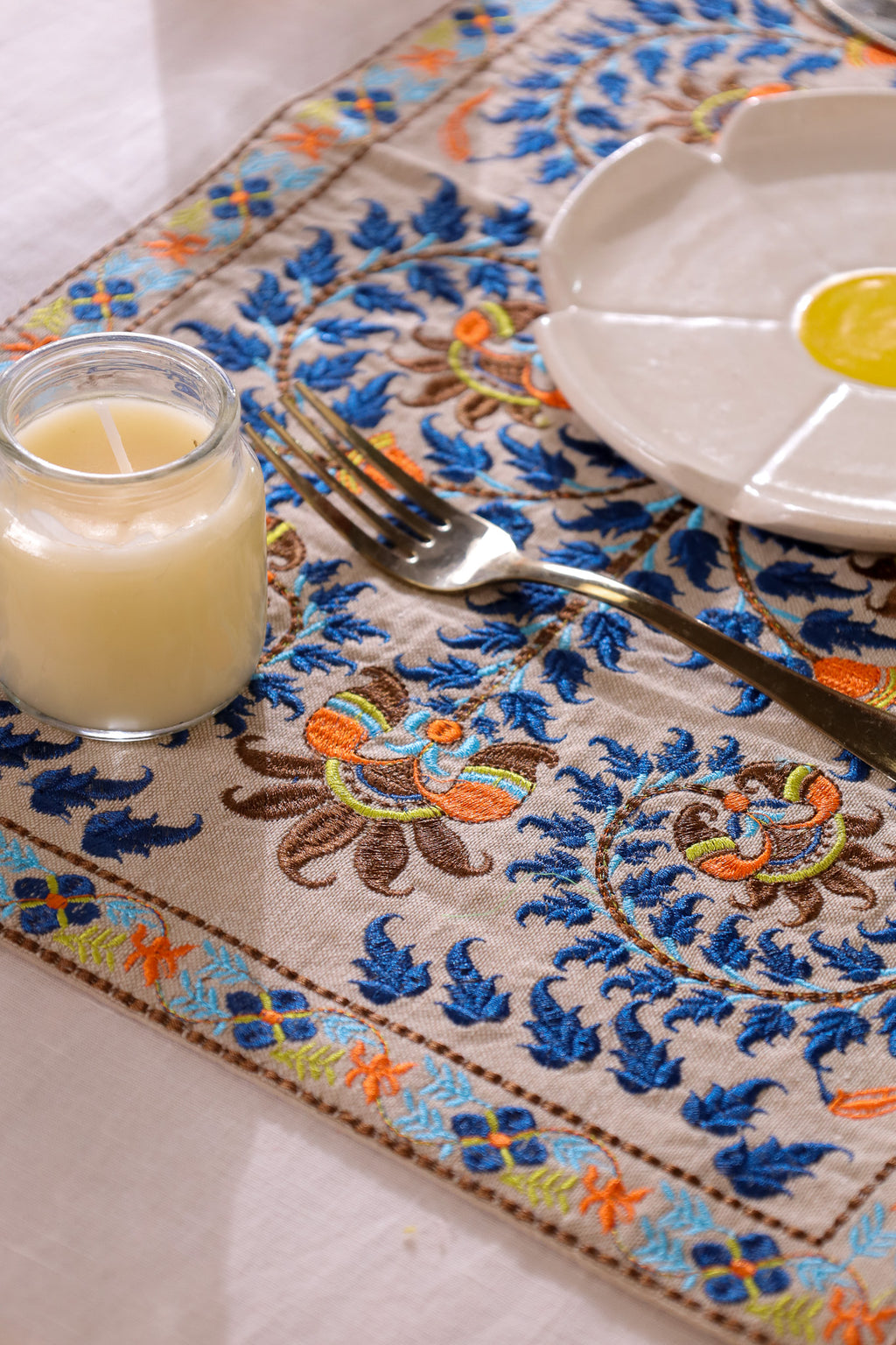 Blue Wildflower Placemat