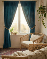 Blue Velvet Serenity Curtain