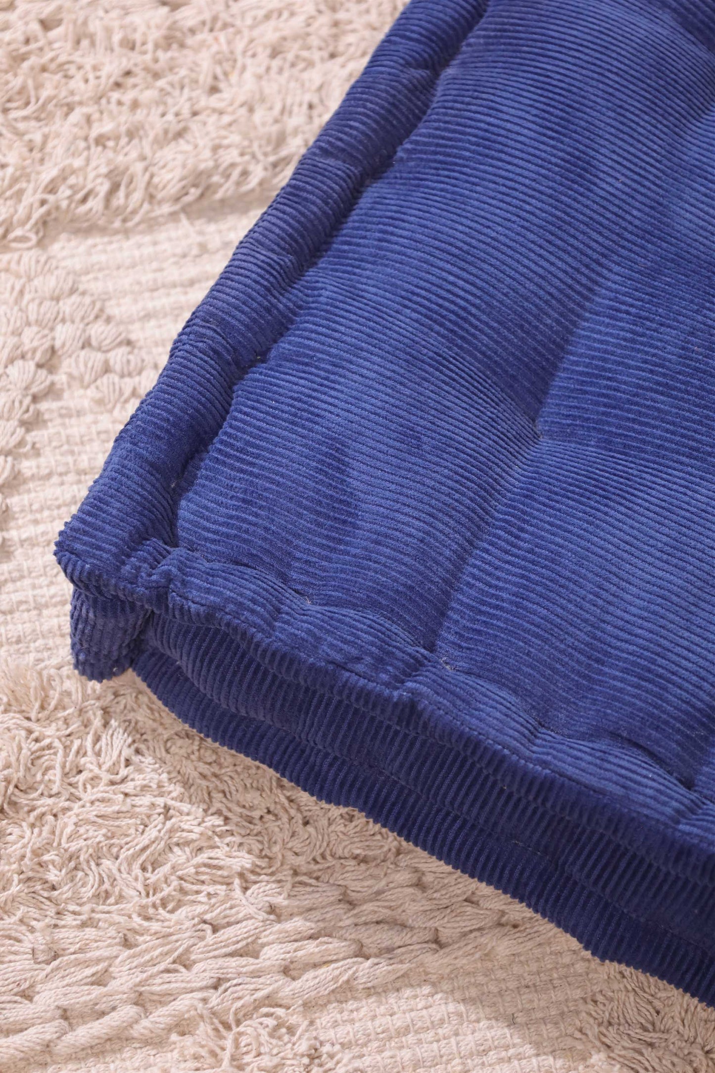 Blue Dreamy Corduroy Floor cushion