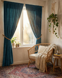 Blue Velvet Serenity Curtain