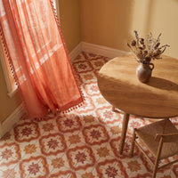 Coral Kinari Cotton Curtain photo 5