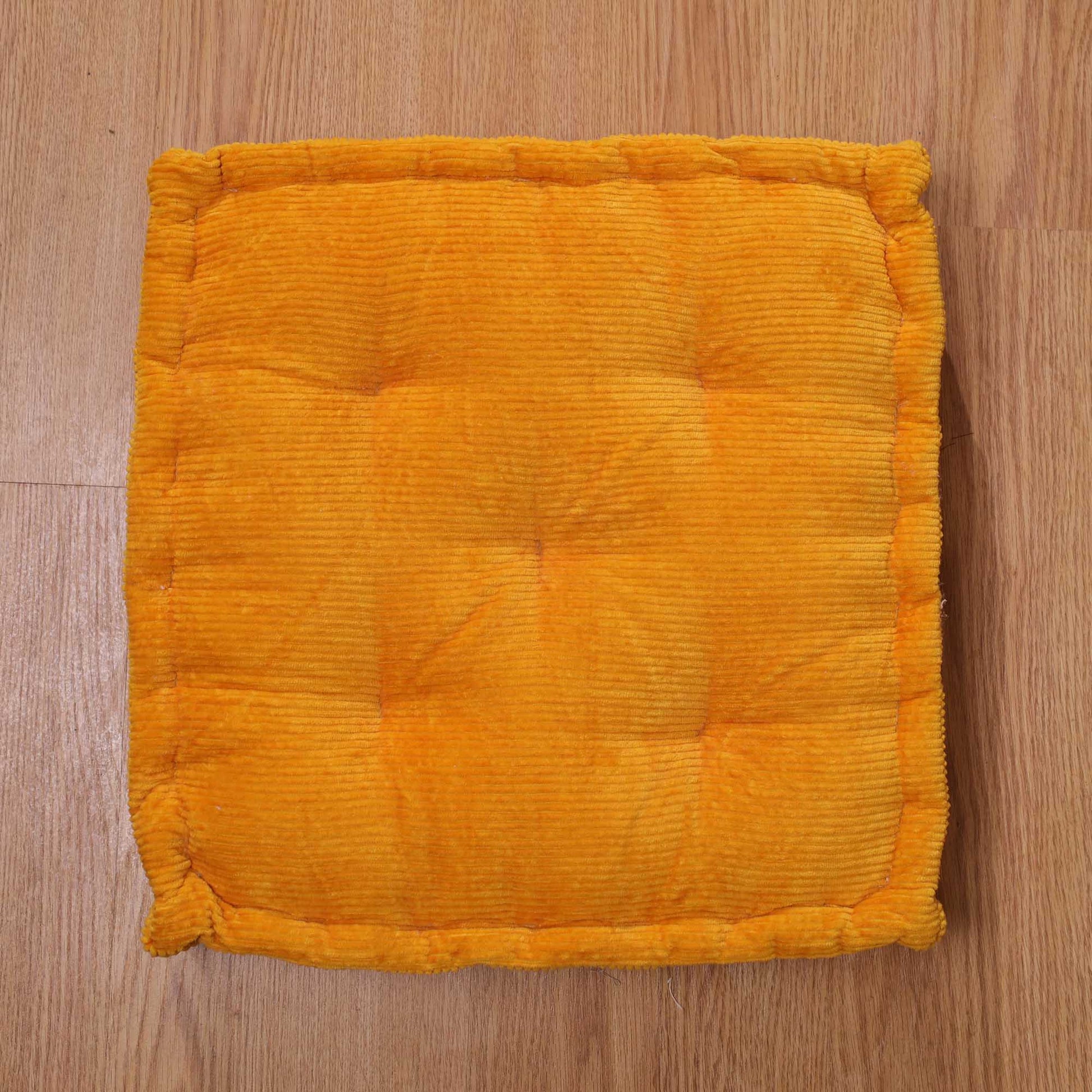 Gold Dreamy Corduroy Floor cushion