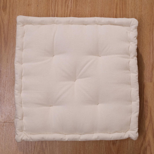 Ivory Dreamy Corduroy Floor cushion