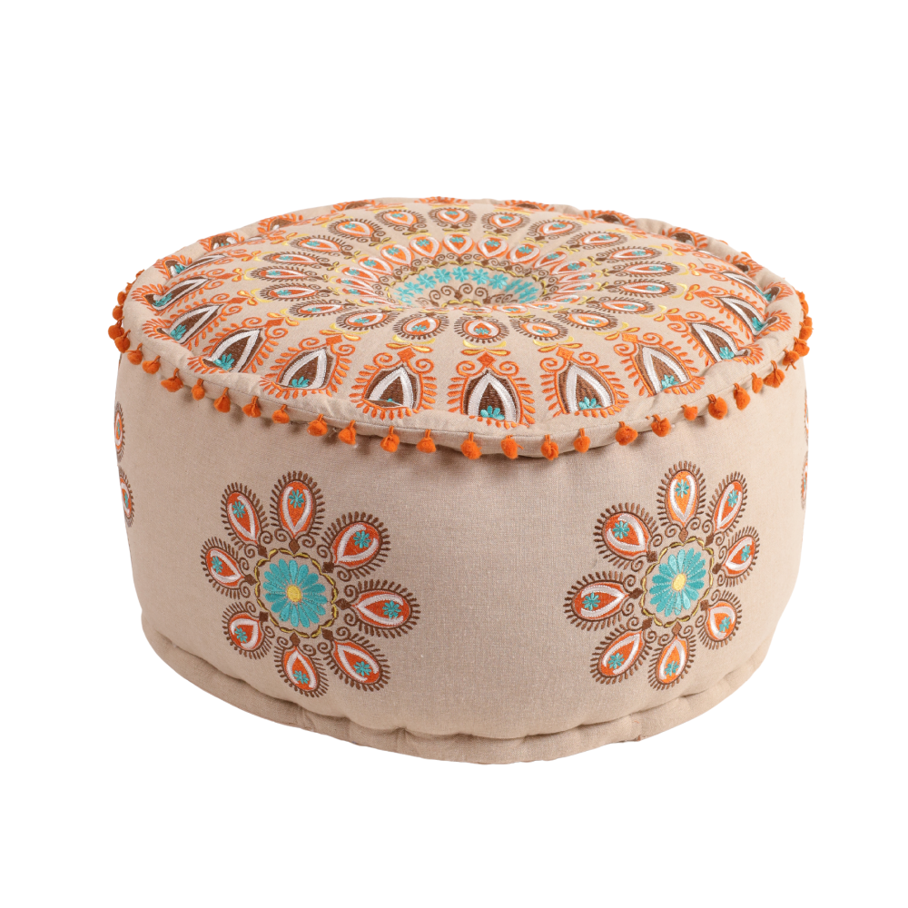 Mandala Ottoman pouf