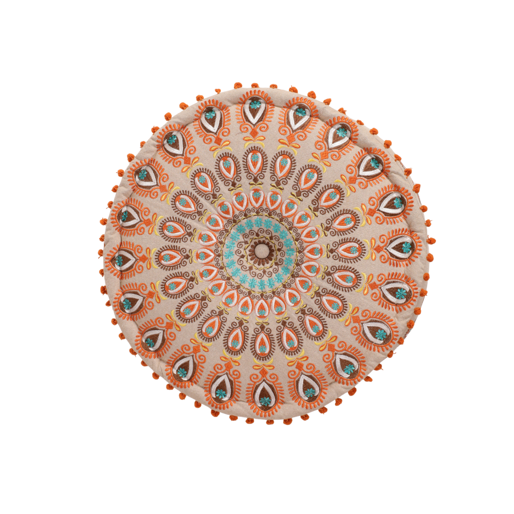 Mandala Ottoman pouf