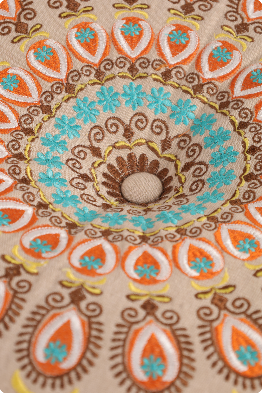 Mandala Ottoman pouf